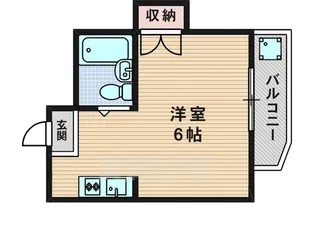 グラシィオ中久世【403号室】の間取り