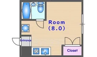 ドゥ・ブランシュ【3階】の間取り