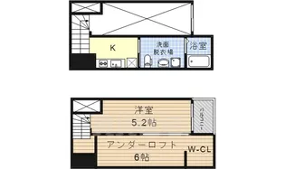 カーサ・ティエラ(旧リゾレステ鳴海)【2階】の間取り