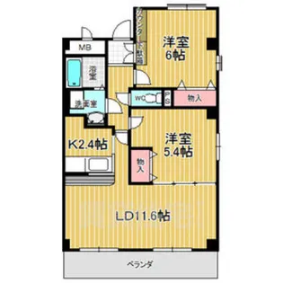 ガーデニングヒルズ神の倉2【2階】の間取り