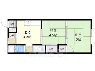 サンコーポ太子【2階】の間取り