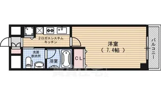 アーバンフラッツ四条西洞院【5階】の間取り