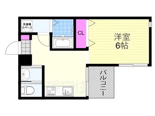 CASA OVEST【2階】の間取り
