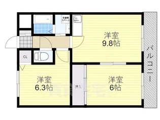 パークサイドテラス【1階】の間取り