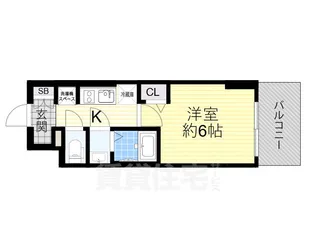 プレサンス塚本アクミリオン【2階】の間取り