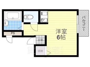 アーバン西三国【2階】の間取り