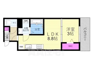 D−roomグレース西院【2階】の間取り