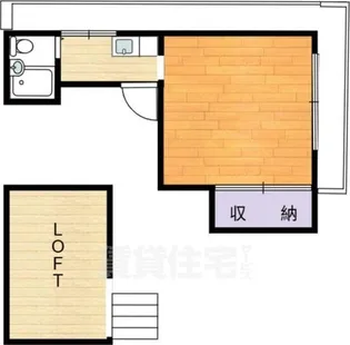 シェイーネ新高【4階】の間取り