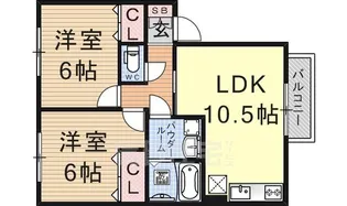 コーポミズホ【2階】の間取り