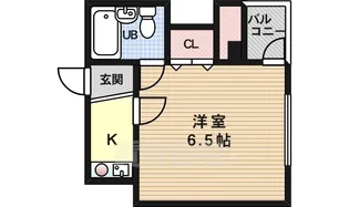 シャンクレール塚本【2階】の間取り