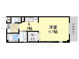 シェソワ蔦元【1階】の間取り