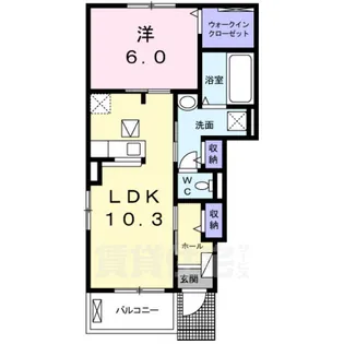 カルムハウス2【1階】の間取り