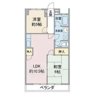 中町田ビル【3階】の間取り