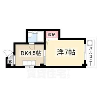 千早ハイリス【3階】の間取り