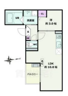 Jack moriyama1【3階】の間取り