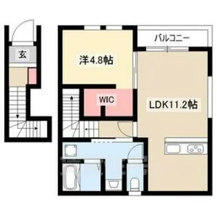 リーブルファイン下之一色町【2階】の間取り