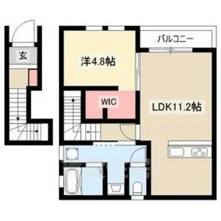 リーブルファイン下之一色町【2階】の間取り