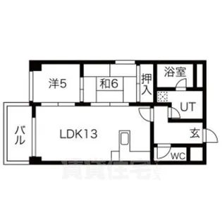 カーサグラン御池【1階】の間取り