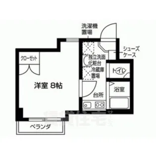 シャントール二条【6階】の間取り