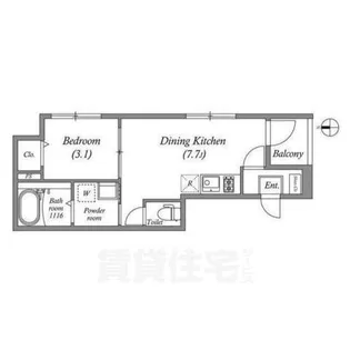 EMBELLIR COCO【1階】の間取り