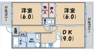 グランエスポワール上ヶ原【3階】の間取り