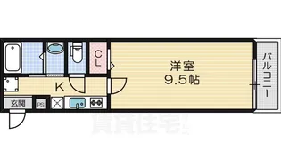 アークリード四条油小路【1階】の間取り