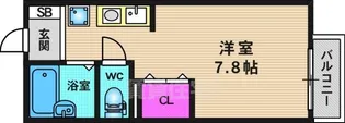 ブランドール松尾【1階】の間取り