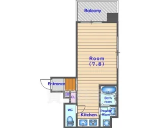 フレール烏丸五条【7階】の間取り