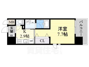 GRAND ESPOIR IZUMI【9階】の間取り