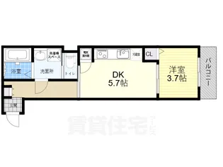 EIJU Tsukamoto(花川)【1階】の間取り
