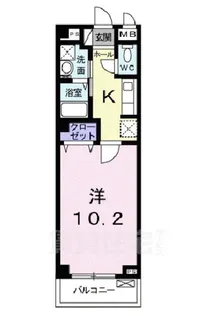 ウィンザー越水【3階】の間取り