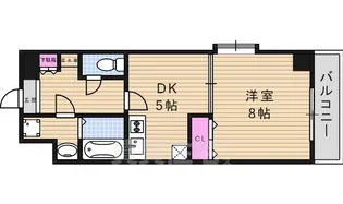 ラ・メゾネ【5階】の間取り