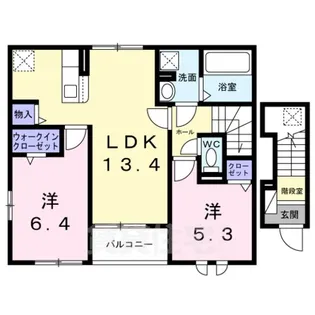 ポポラーレ【2階】の間取り