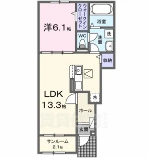 ポポラーレ【1階】の間取り