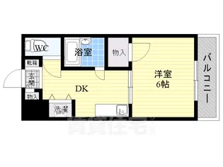 太平パシフィック平野19ビル【4階】の間取り