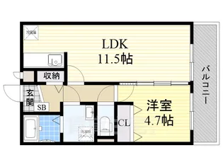 M・メゾン【3階】の間取り