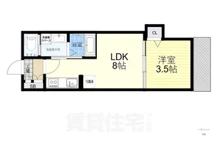 H-maison東住吉3【1階】の間取り
