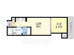 H-maison東住吉3【1階】の間取り