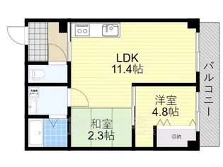 マンションパドレ【2階】の間取り