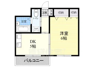 デュウエル東三国【2階】の間取り