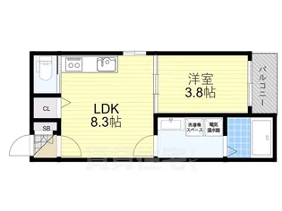 F asecia castor【1階】の間取り