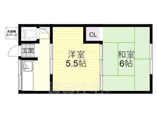 大栄荘【2階】の間取り