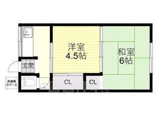 大栄荘【2階】の間取り
