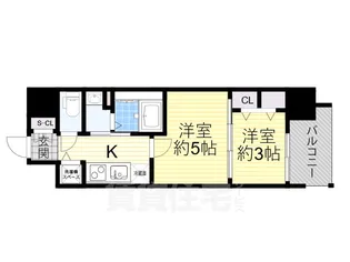 ArtizA堺【9階】の間取り