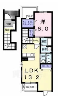 ベルリージュ【2階】の間取り