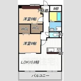 ベルラフィネ【1階】の間取り