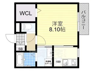 エスペランサ萱野【2階】の間取り