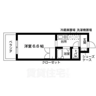 グランディール北白川【2階】の間取り
