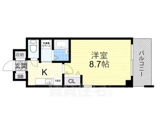 グランドゥール高師浜【4階】の間取り