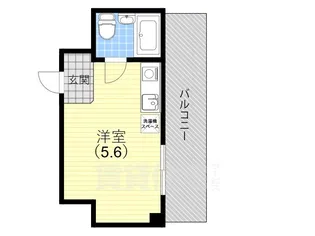 コスモプラザ三宮【8階】の間取り